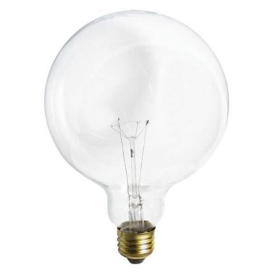 40W 120V G40 E26 Clear Bulb by SATCO Lighting - Starlight Lighting USA and Canada